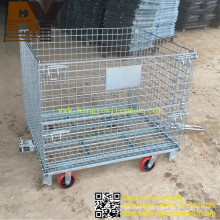 Wire Mesh Container Storage Box Roll Container